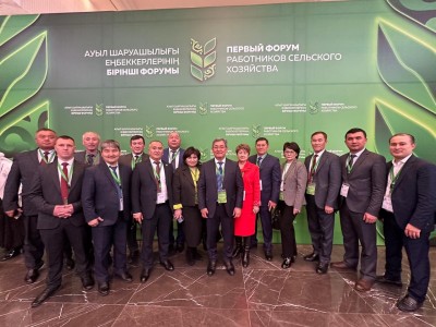 Участие Председателя Правления Пугачева Романа в первом форуме работников сельского хозяйства с участием президента Касым-Жомарта Токаева.